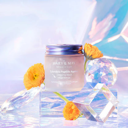 MARY & MAY - CALENDULA PEPTIDE AGELESS SLEEPING MASK 30G