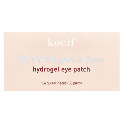 PETITFEE - RUBY BULGARIAN ROSE HYDROGEL EYE PATCH