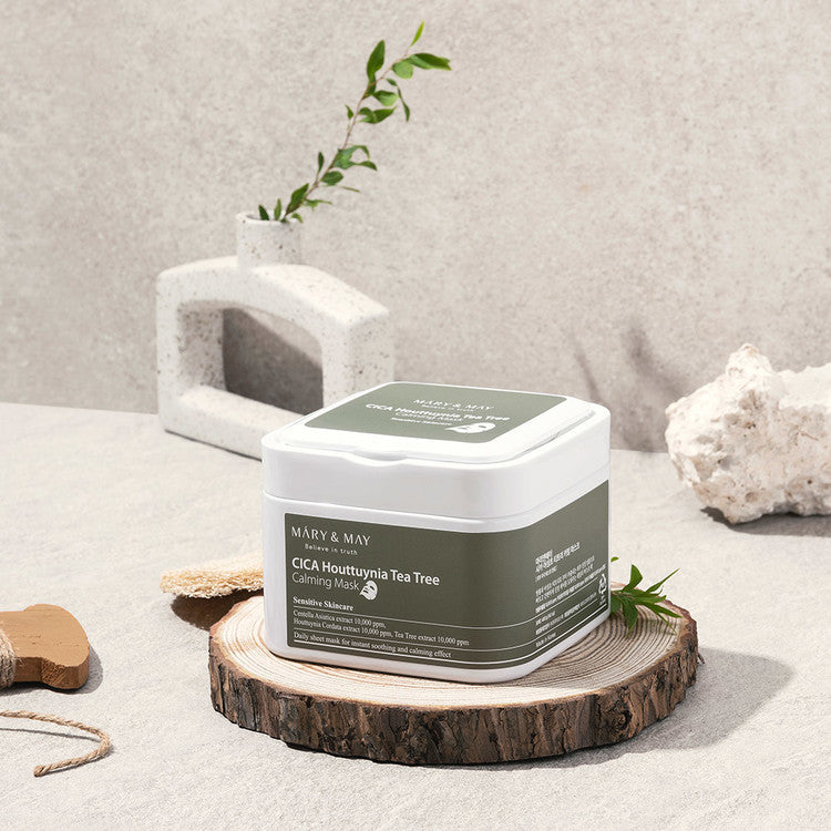 MARY & MAY - CICA HOUTTUYNIA TEA TREE CALMING MASK