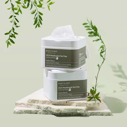 MARY & MAY - CICA HOUTTUYNIA TEA TREE CALMING MASK