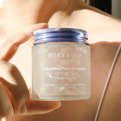 MARY & MAY - CALENDULA PEPTIDE AGELESS SLEEPING MASK 30G