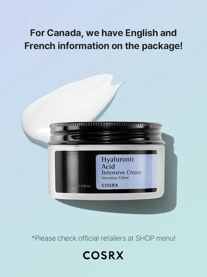 COSRX - HYALURONIQUE ACID INTENSIVE CREAM
