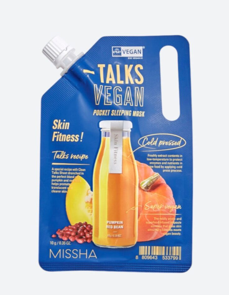 TALKS VEGAN SQUEEZE POCKET SLEEPING MASK (SKIN FITNESS)