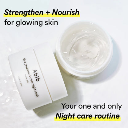 ABIB - RICE PROBIOTICS OVERNIGHT MASK BARRIER JELLY