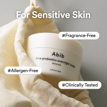 ABIB - RICE PROBIOTICS OVERNIGHT MASK BARRIER JELLY