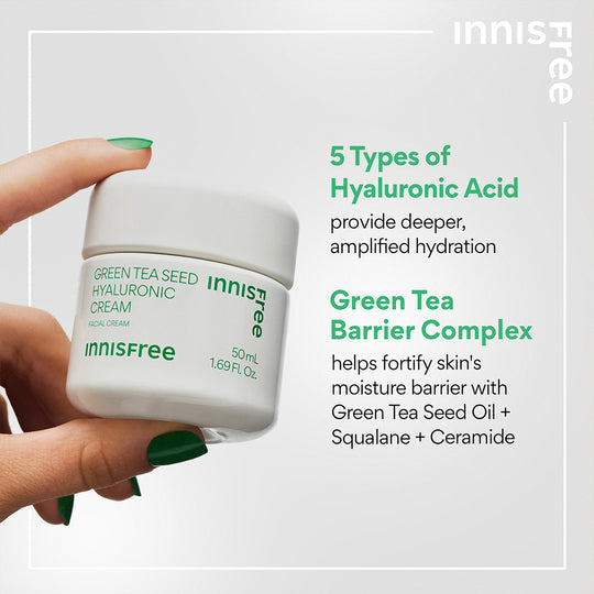 INNISFREE - GREEN TEA SEED HYALURONIC CREAM
