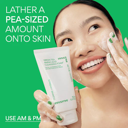 INNISFREE - GREEN TEA AMINO CLEANSING FOAM