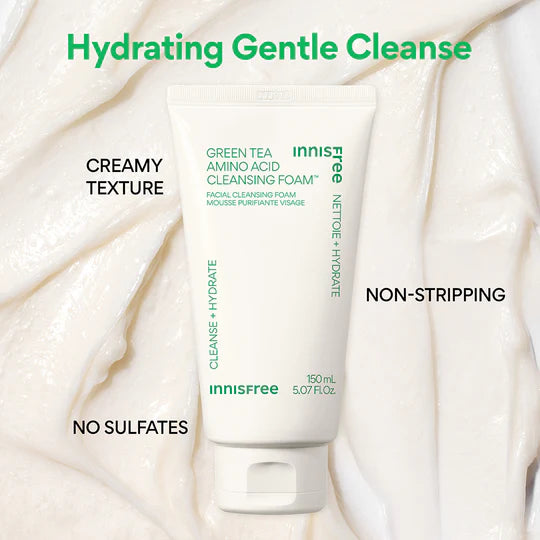INNISFREE - GREEN TEA AMINO CLEANSING FOAM