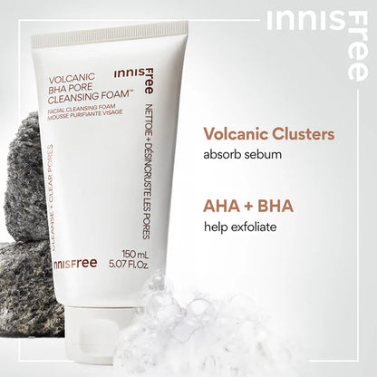 VOLCANIC BHA PORE CLEANSING FOAM