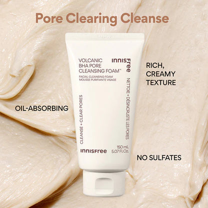 VOLCANIC BHA PORE CLEANSING FOAM