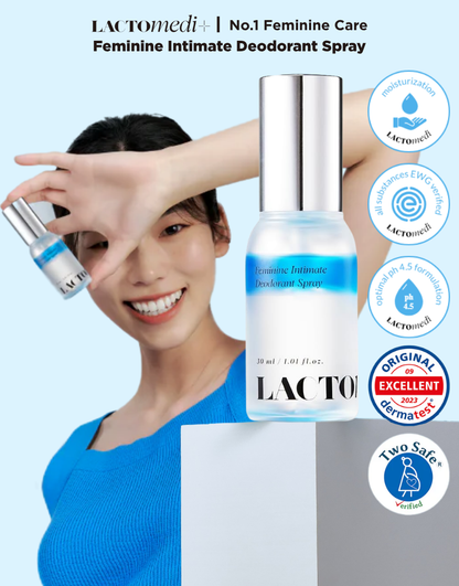 Lactomedi Feminine Intimate Deodorant Spray Aqua Bloom 30ml