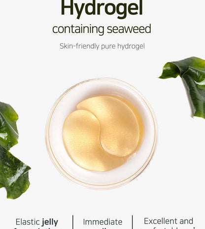 PETITFEE - GOLD & SNAIL HYDROGEL EYE PATCH  60ea