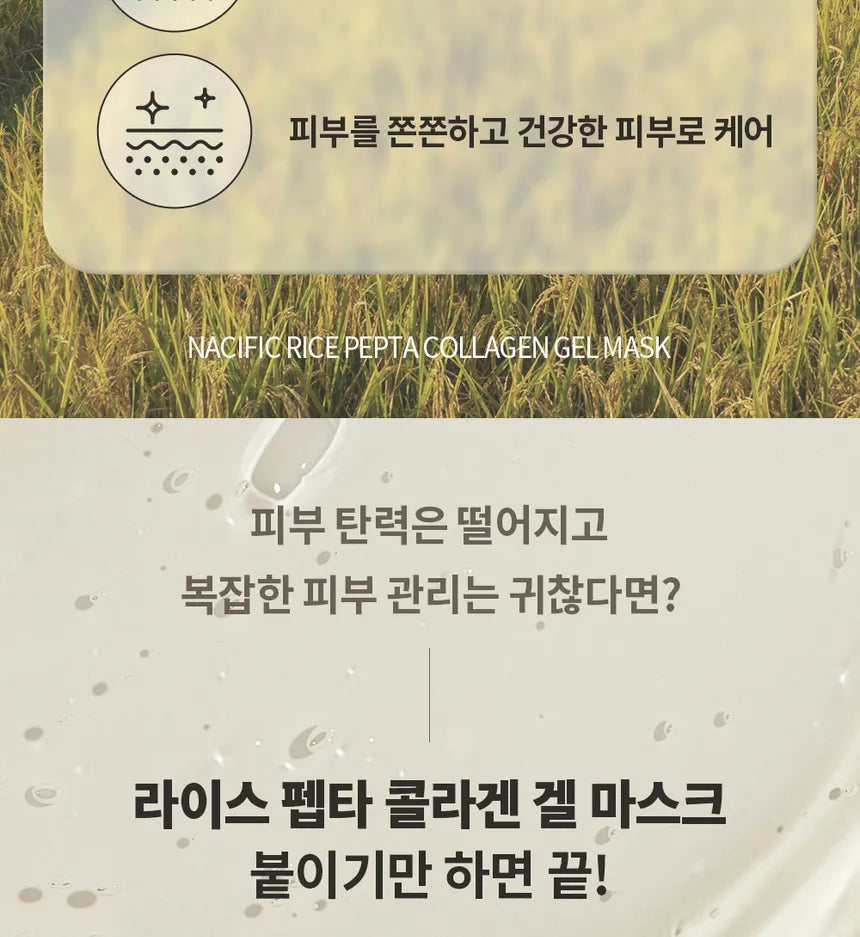 NACIFIC - RICE PEPTA COLLAGEN GEL MASK