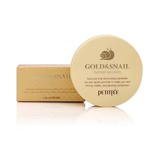 PETITFEE - GOLD & SNAIL HYDROGEL EYE PATCH  60ea