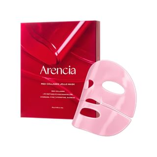 Arencia Red Collagen Jello Mask Set 25g x 4 sheets