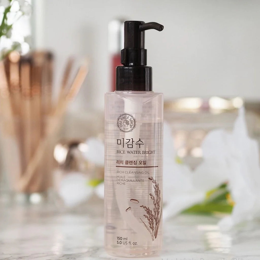 THE FACE SHOP - RICE WATER BRIGHT - RICH CLEANSING OIL