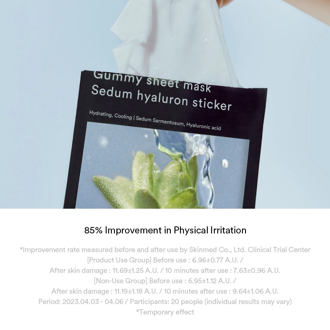 ABIB - GUMMY SHEET MASK SEDUM HYALURON