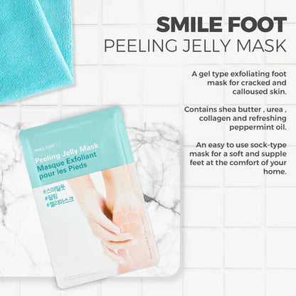 SMILE FOOT PEELING JELLY MASK
