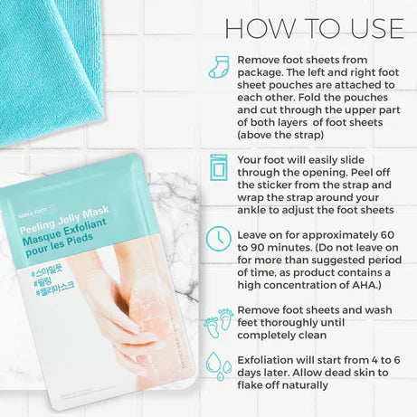 SMILE FOOT PEELING JELLY MASK