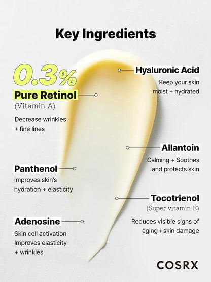 COSRX - THE RETINOL 0.3 CREAM