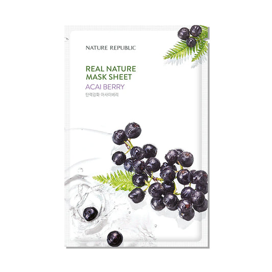 REAL NATURE - MASK SHEET "ACAI BERRY"