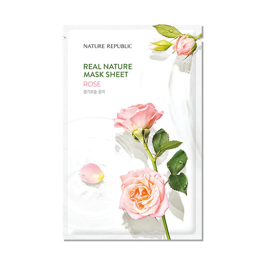REAL NATURE - MASK SHEET "ROSE"