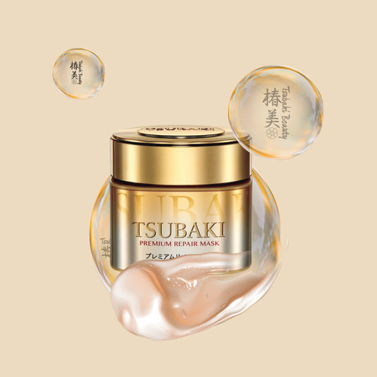 TSUBAKI PREMIUM REPAIR MASK PINK CAMELIA