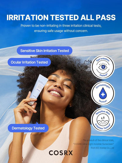 COSRX - ULTRA LIGHT INVISIBLE SUNSCREEN SPF 50 PA++++