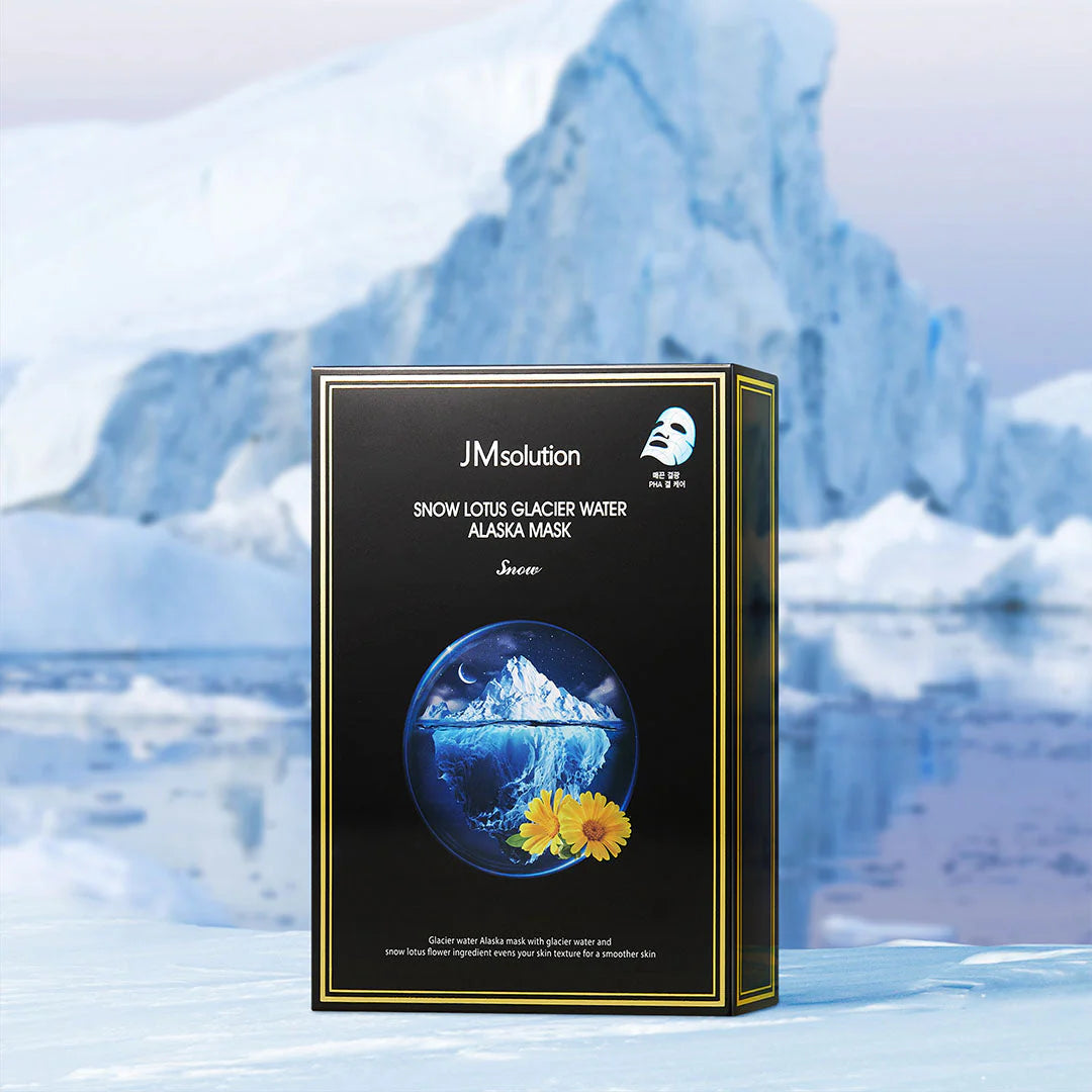 SNOW LOTUS GLACIER WATER ALASKA MASK SNOW