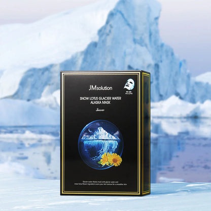SNOW LOTUS GLACIER WATER ALASKA MASK SNOW