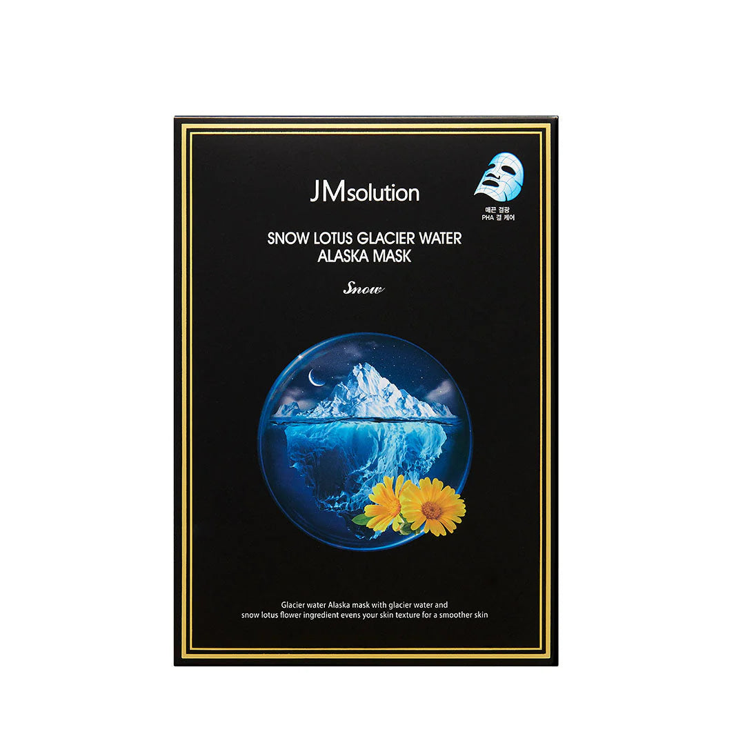 SNOW LOTUS GLACIER WATER ALASKA MASK SNOW
