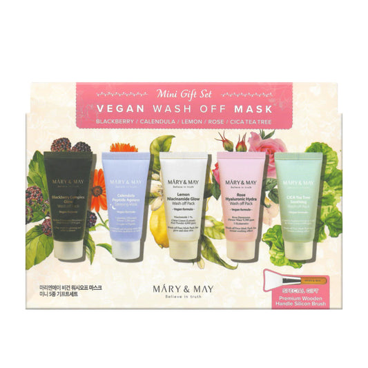 MINI GIFT SET VEGAN WASH OFF MASK