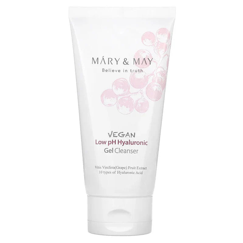 MARY & MAY - VEGAN LOW PH HYALURONIC GEL CLEANSER