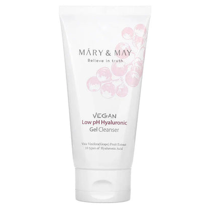 MARY & MAY - VEGAN LOW PH HYALURONIC GEL CLEANSER