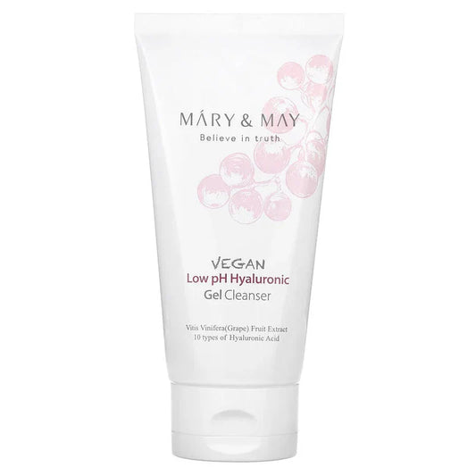 MARY & MAY - VEGAN LOW PH HYALURONIC GEL CLEANSER