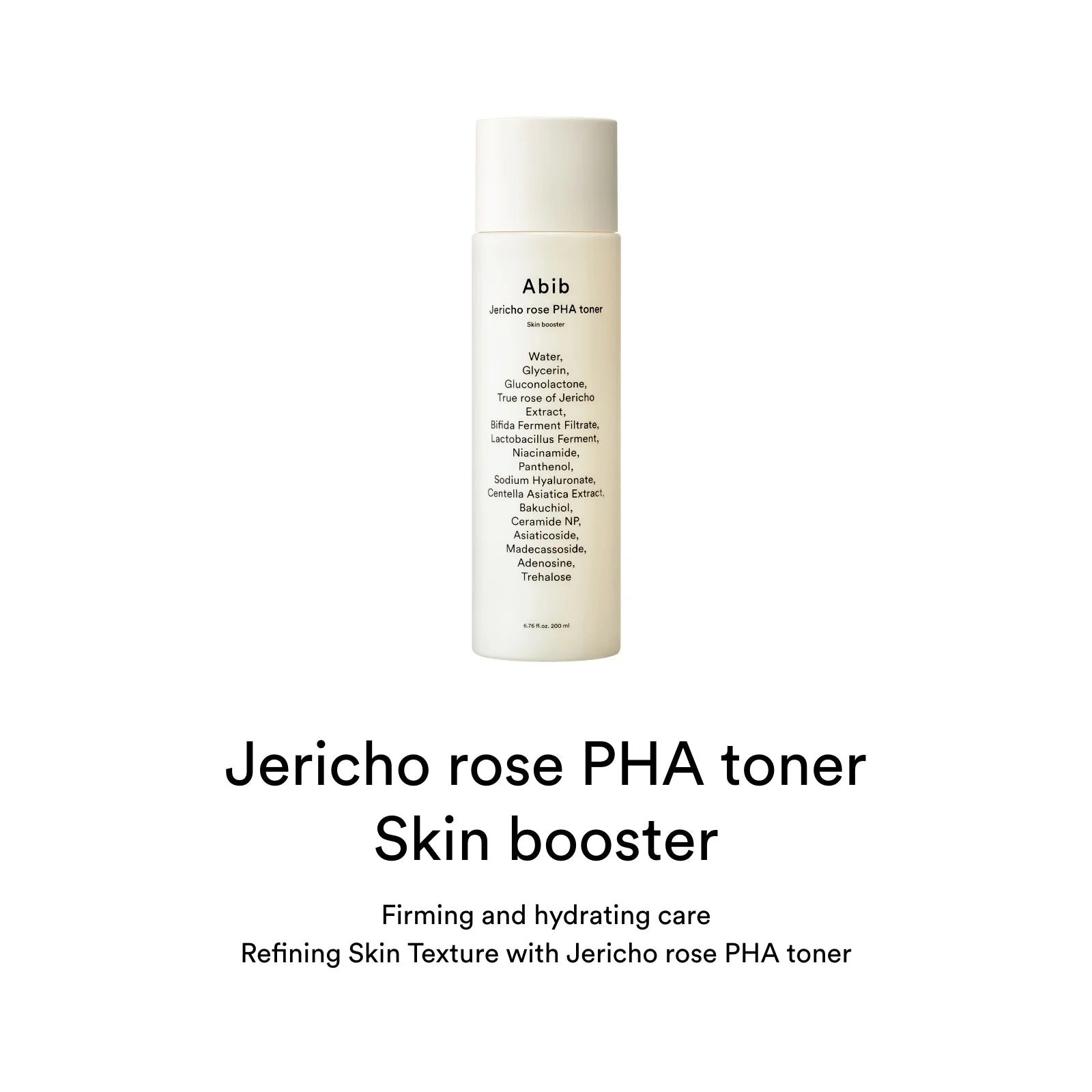 Hydratez et revitalisez votre peau avec le tonique Abib Jericho Rose, en vente chez Sakura Bloom.