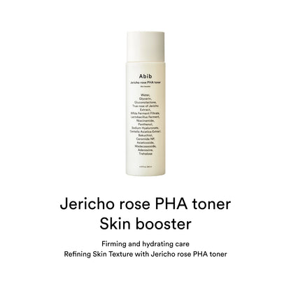 Hydratez et revitalisez votre peau avec le tonique Abib Jericho Rose, en vente chez Sakura Bloom.