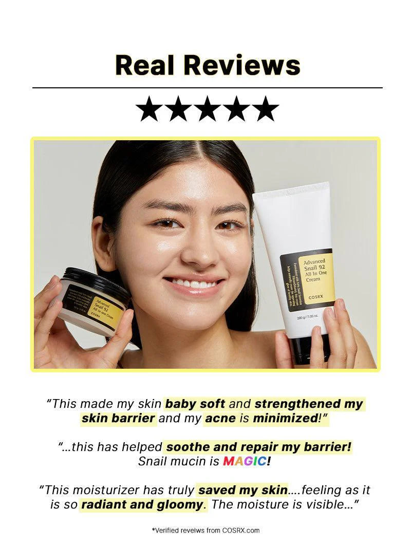 COSRX - ADVANCED SNAIL 92 ALL IN ONE CREAM