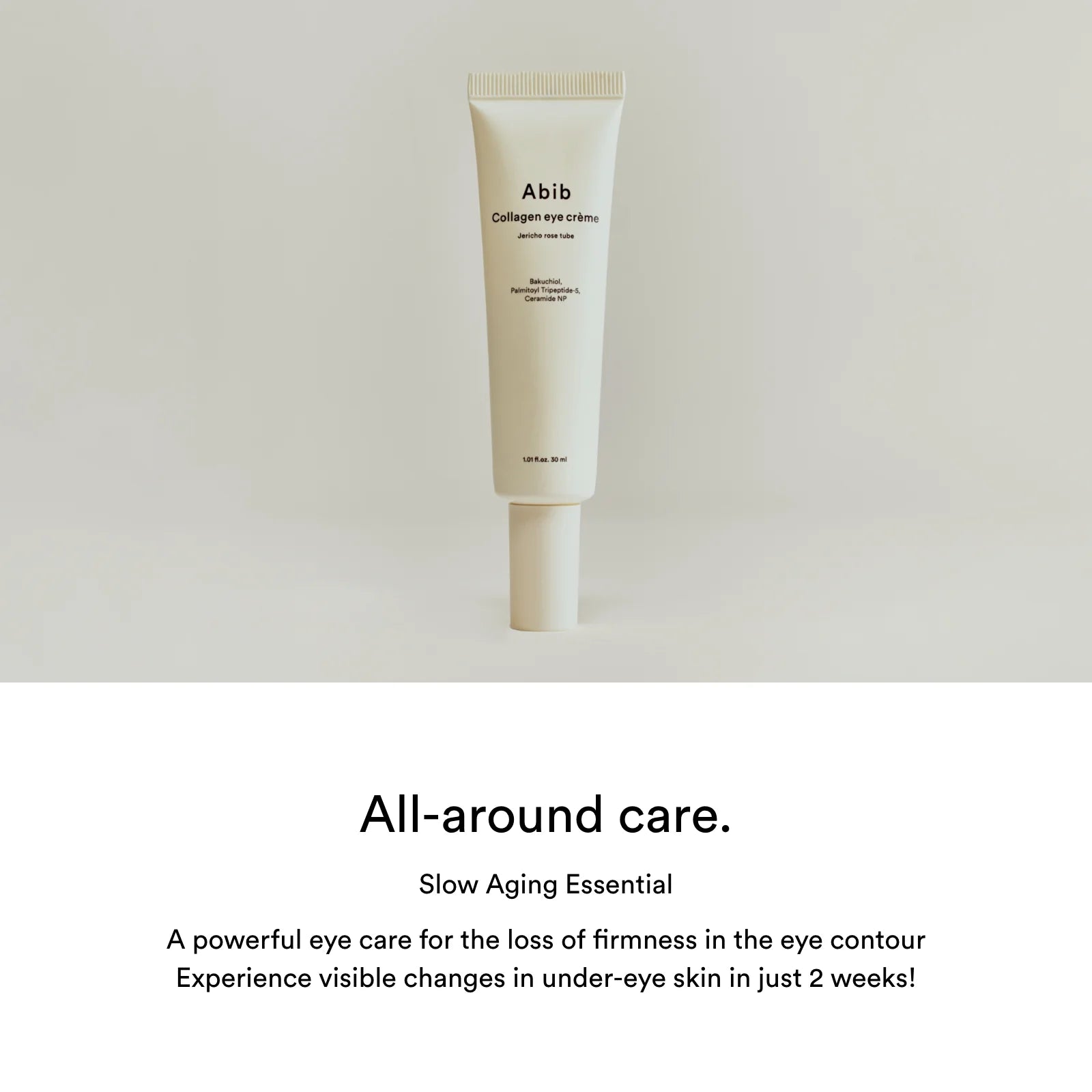 Soin anti-âge Abib Collagen Eye Cream pour réduire les rides, disponible chez Sakura Bloom à Morges.