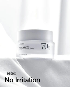 ANUA - HEARTLEAF 70% INTENSE CALMING CREAM