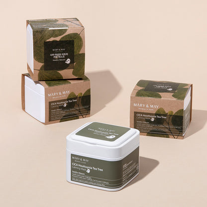 MARY & MAY - CICA HOUTTUYNIA TEA TREE CALMING MASK
