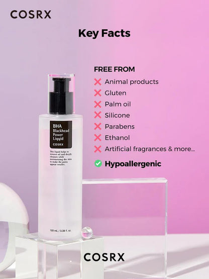 Liquide purifiant qui combat les imperfections et préserve la santé de la peau.