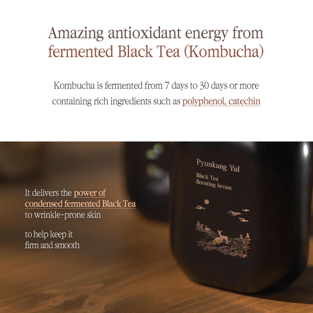 PYUNKANG YUL - BLACK TEA BOOSTING SERUM