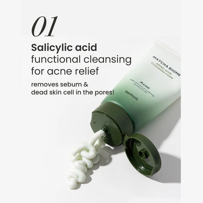 HEIMISH - MATCHA BIOME AMINO ACNE CLEANSING FOAM