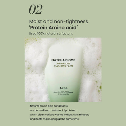 HEIMISH - MATCHA BIOME AMINO ACNE CLEANSING FOAM