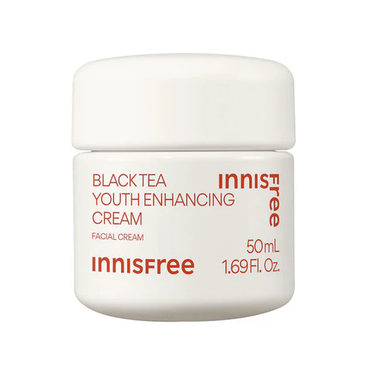 Crème au thé noir pour hydrater, lisser et revitaliser la peau.