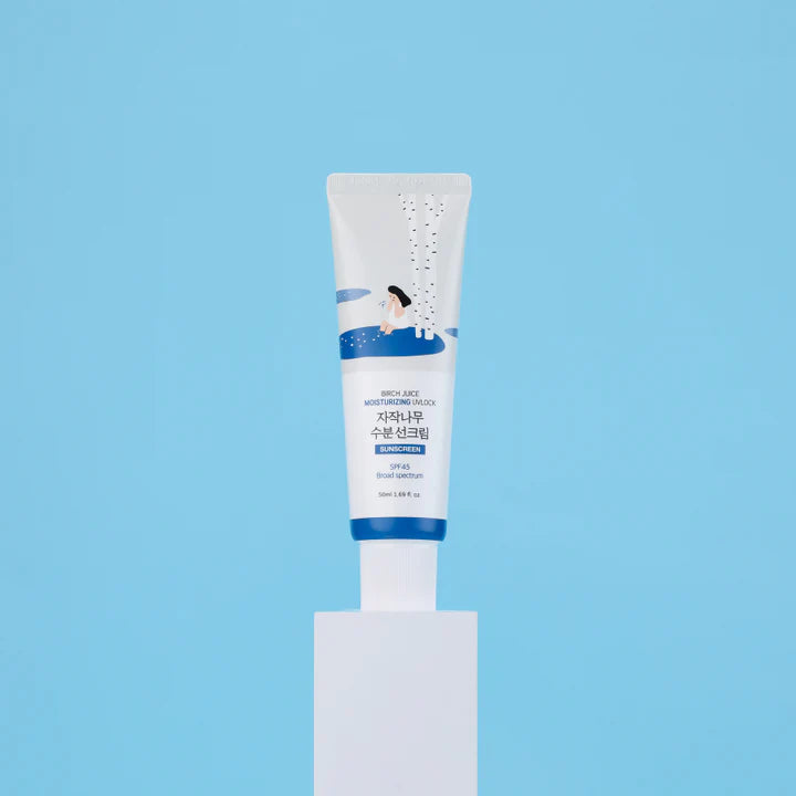 Protection solaire quotidienne enrichie en sève de bouleau pour hydrater et protéger.