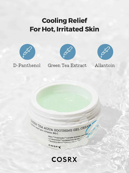 COSRX - GREEN TEA SOOTHING GEL CREAM