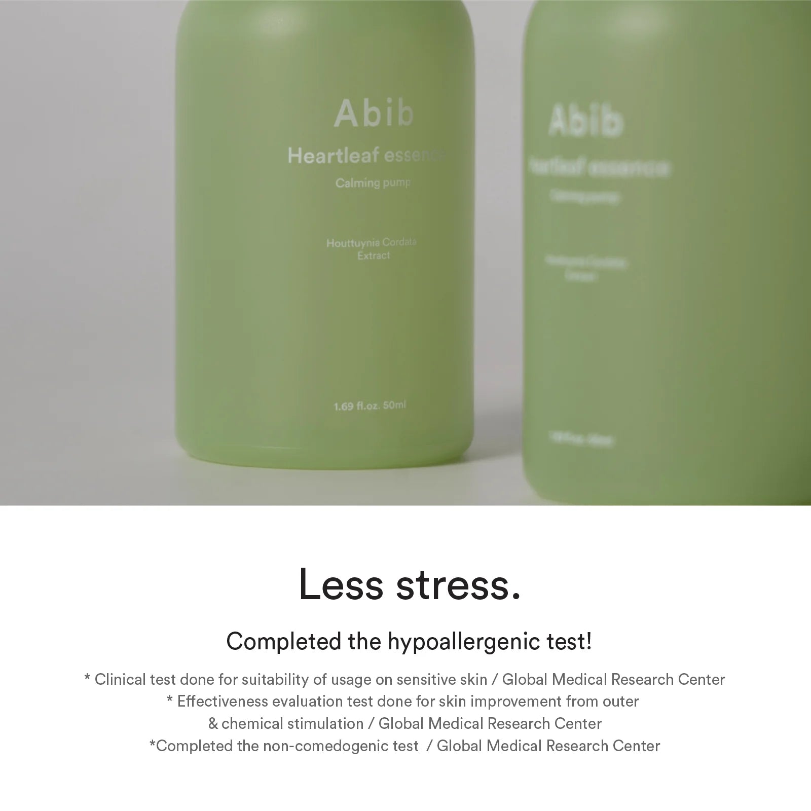 Essence réparatrice Abib Heartleaf, parfait pour apaiser et revitaliser la peau, chez Sakura Bloom à Morges.
