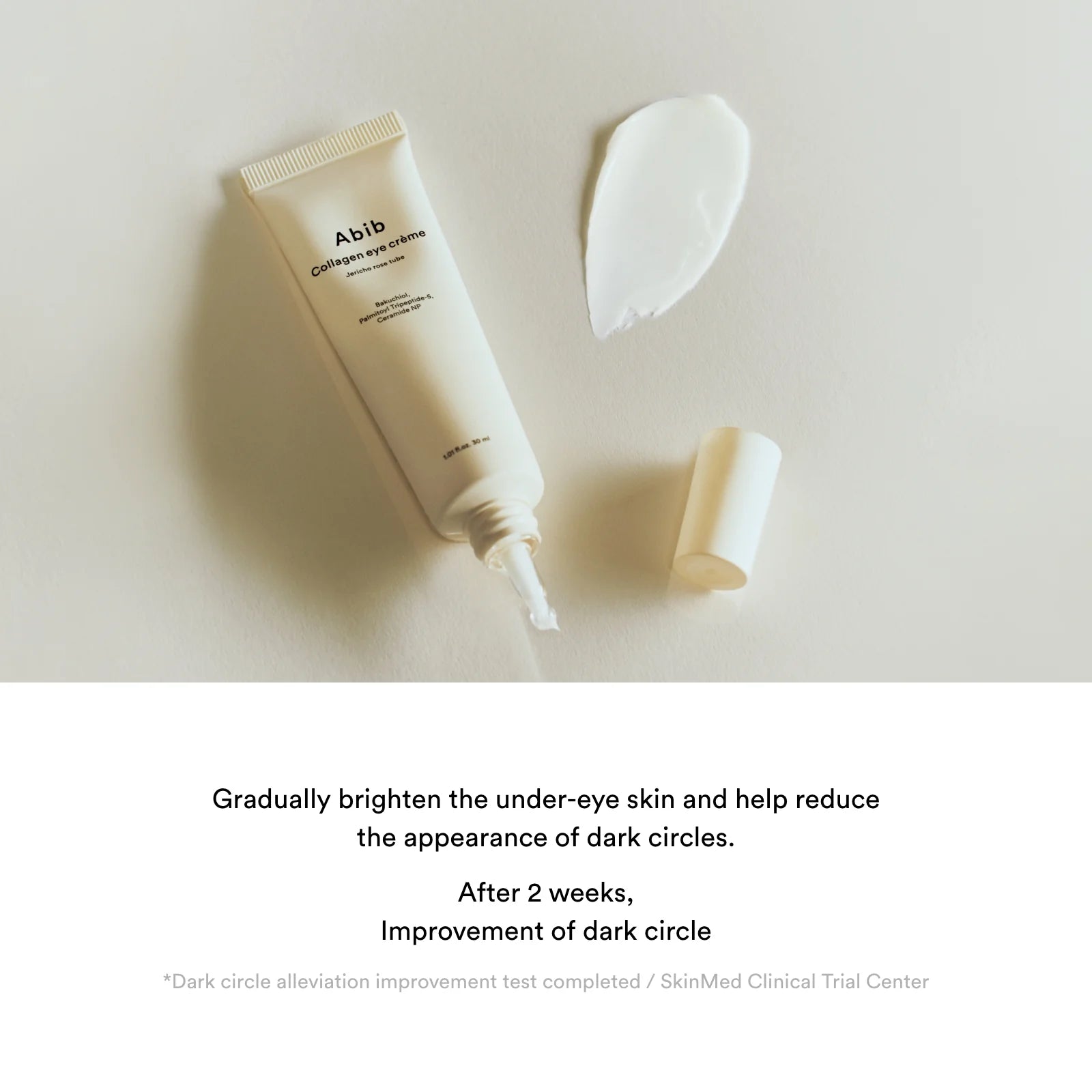 Soin hydratant pour les yeux avec Abib Collagen Eye Cream, en exclusivité chez Sakura Bloom.